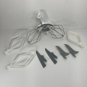 Bosch Universal Mixer UM3 Double Headed Whisk Paddles + Bowl Scraper Attachments